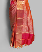 KANJEEVARAM SILK SAREE WITH PAISLEY BUTTI BORDER