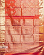 KANJEEVARAM SILK SAREE WITH PAISLEY BUTTI BORDER