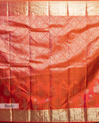 KANJEEVARAM SILK SAREE WITH PAISLEY BUTTI BORDER