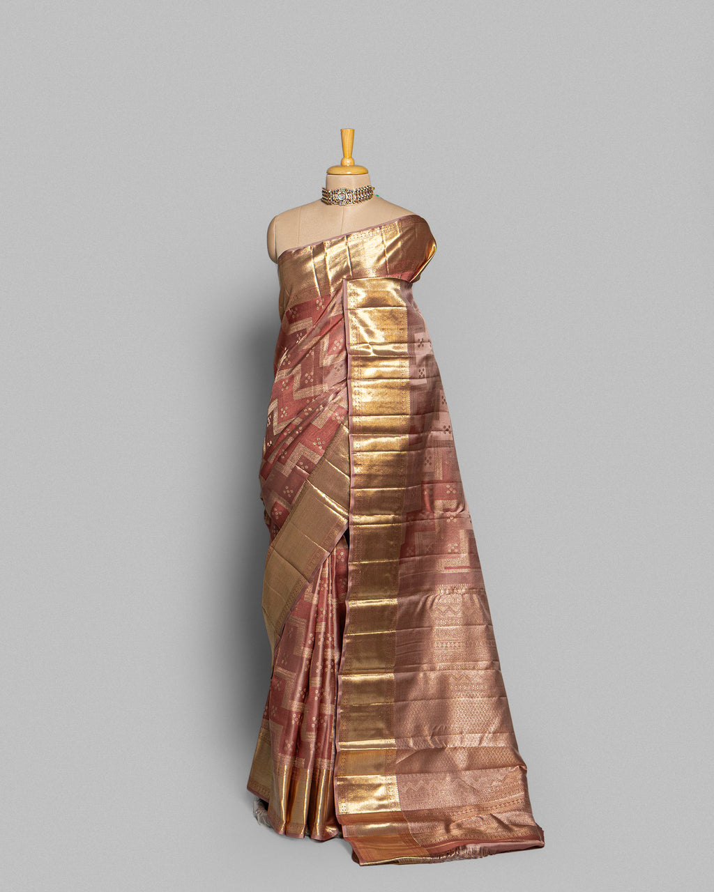 MOCHA KANJEEVARAM SILK SAREE