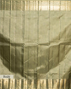PASTEL GREEN KANJEEVARAM SILK SAREE WITH DOUBLE BORDER