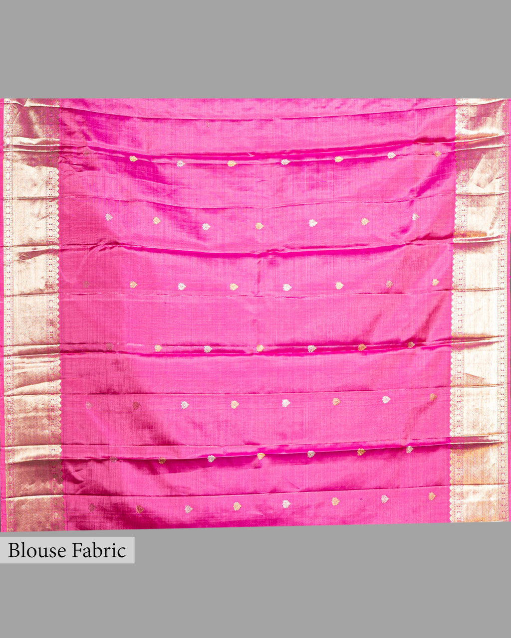 CARNATION KANJEEVARAM SILK SAREE WITH LAGDI-PATTA BORDER
