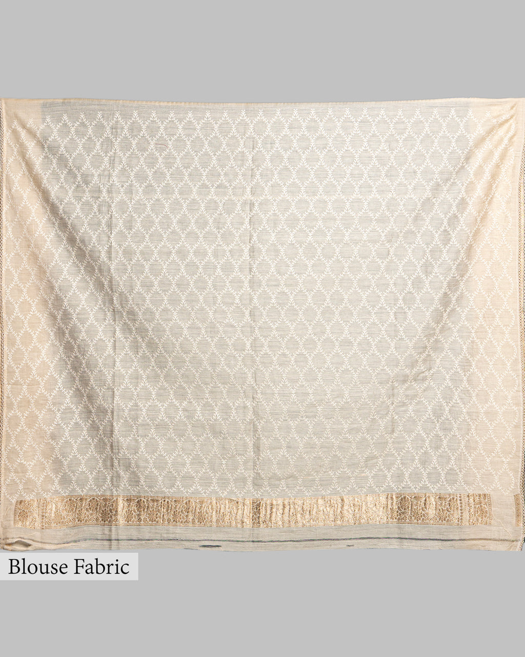 MIST BLUE HANDLOOM TUSSAR SILK SAREE