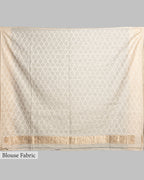 MIST BLUE HANDLOOM TUSSAR SILK SAREE