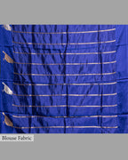 ROYAL BLUE TRADITIONAL SILK WOVEN SAREE
