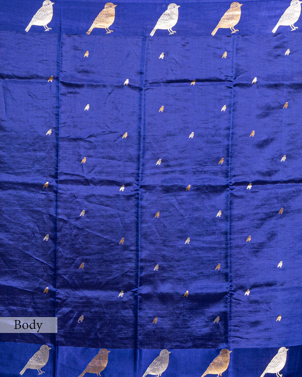 ROYAL BLUE TRADITIONAL SILK WOVEN SAREE