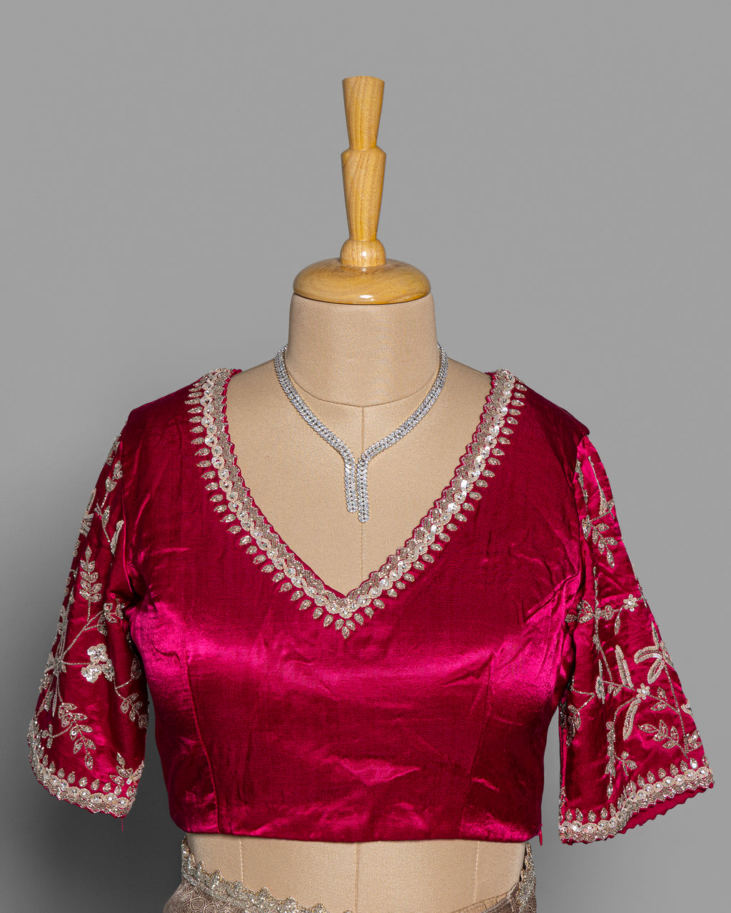 CHAMPAGNE GOLD WITH SILVER ZARI BANARASI TISSUE SAREE