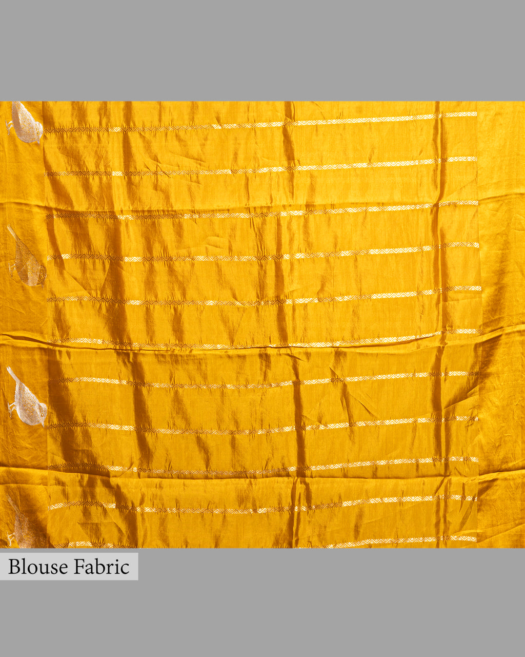 MUSTARD YELLOW TRADITIONAL SILK WOVEN SAREE