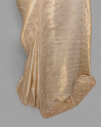EMBELLISHED IVORY BANARASI SILK SAREE