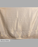 EMBELLISHED IVORY BANARASI SILK SAREE