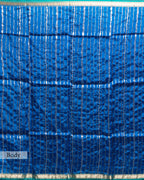 ROYAL BLUE SOFT SILK SAREE WITH CONTRAST PALLU