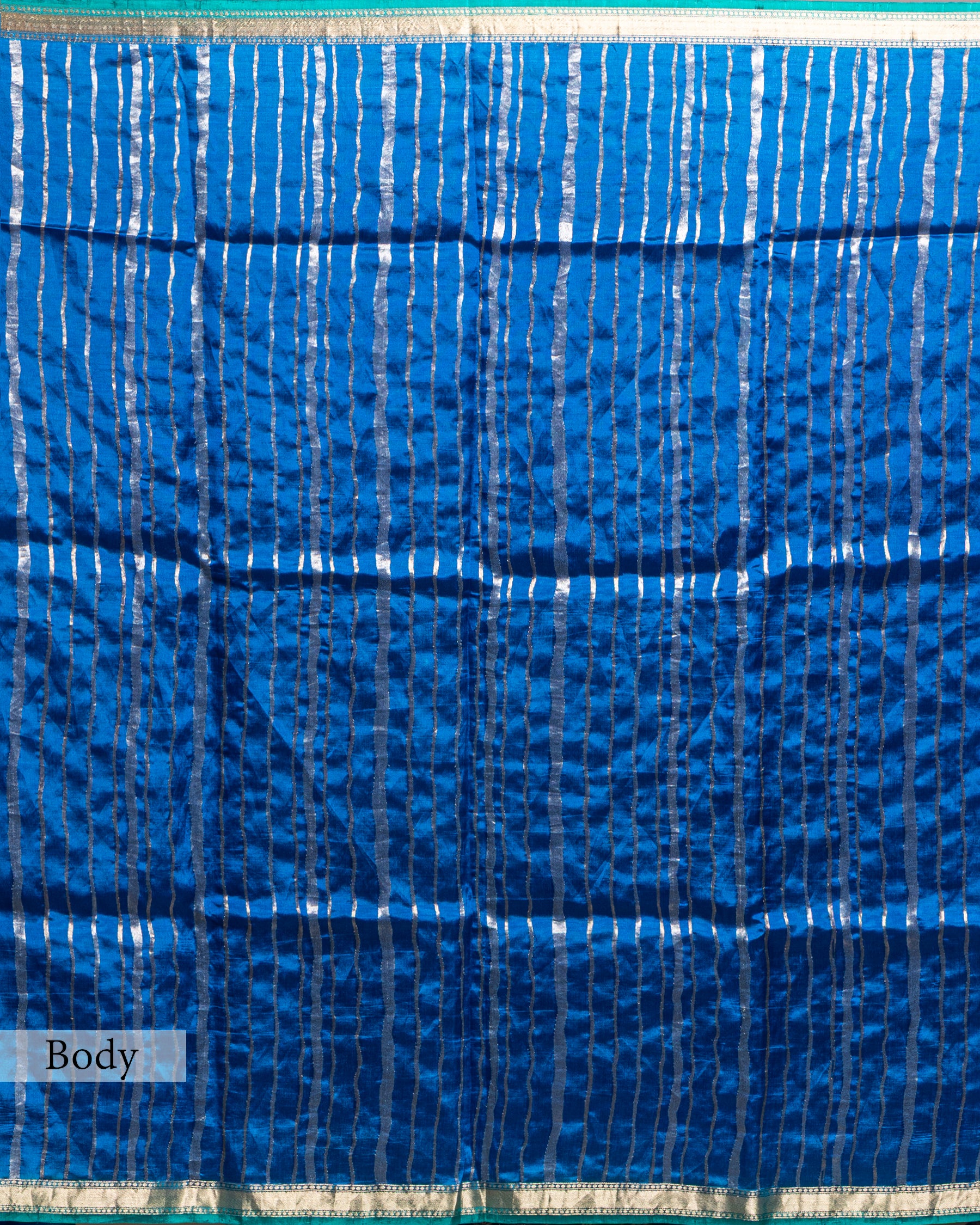 ROYAL BLUE SOFT SILK SAREE WITH CONTRAST PALLU