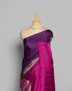 RANGKAT SOFT SILK SAREE WITH MATTE GOLD MOTIFS
