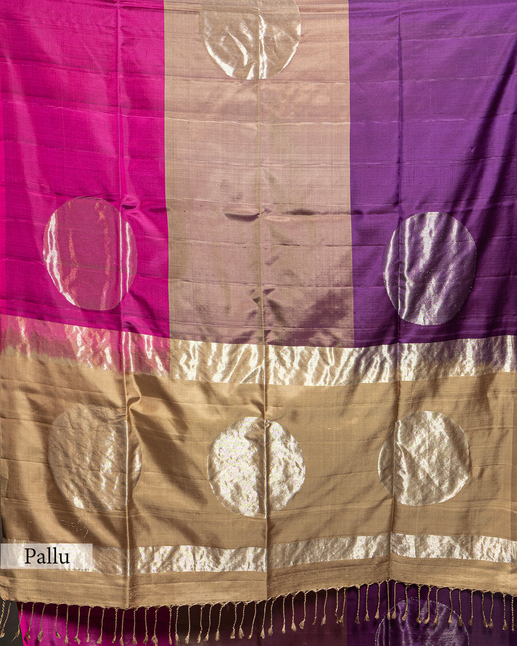 RANGKAT SOFT SILK SAREE WITH MATTE GOLD MOTIFS