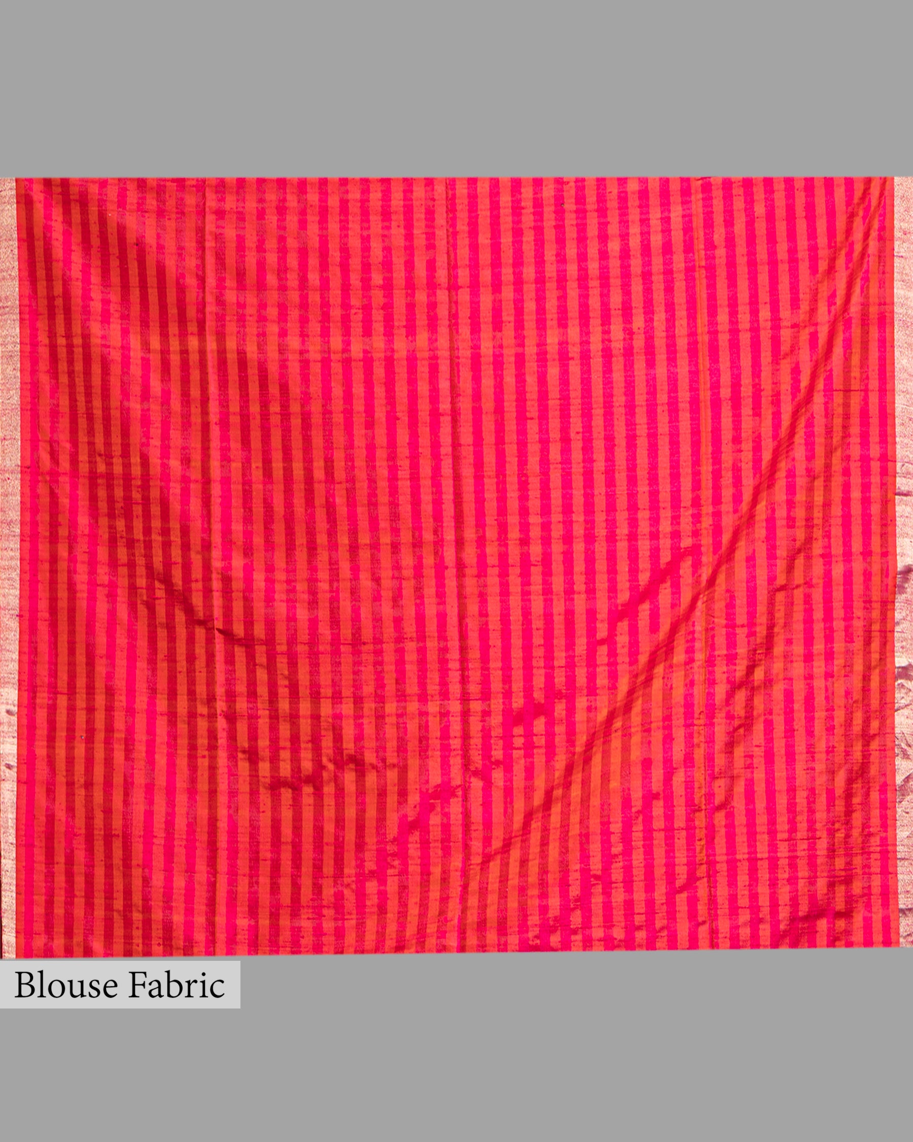 DUAL-TONE SOFT KATAN SILK SAREE WITH LEHERIYA PALLU