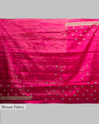 PINK SILVER ZARDOZI WORK SOFT TISSUE SAREE