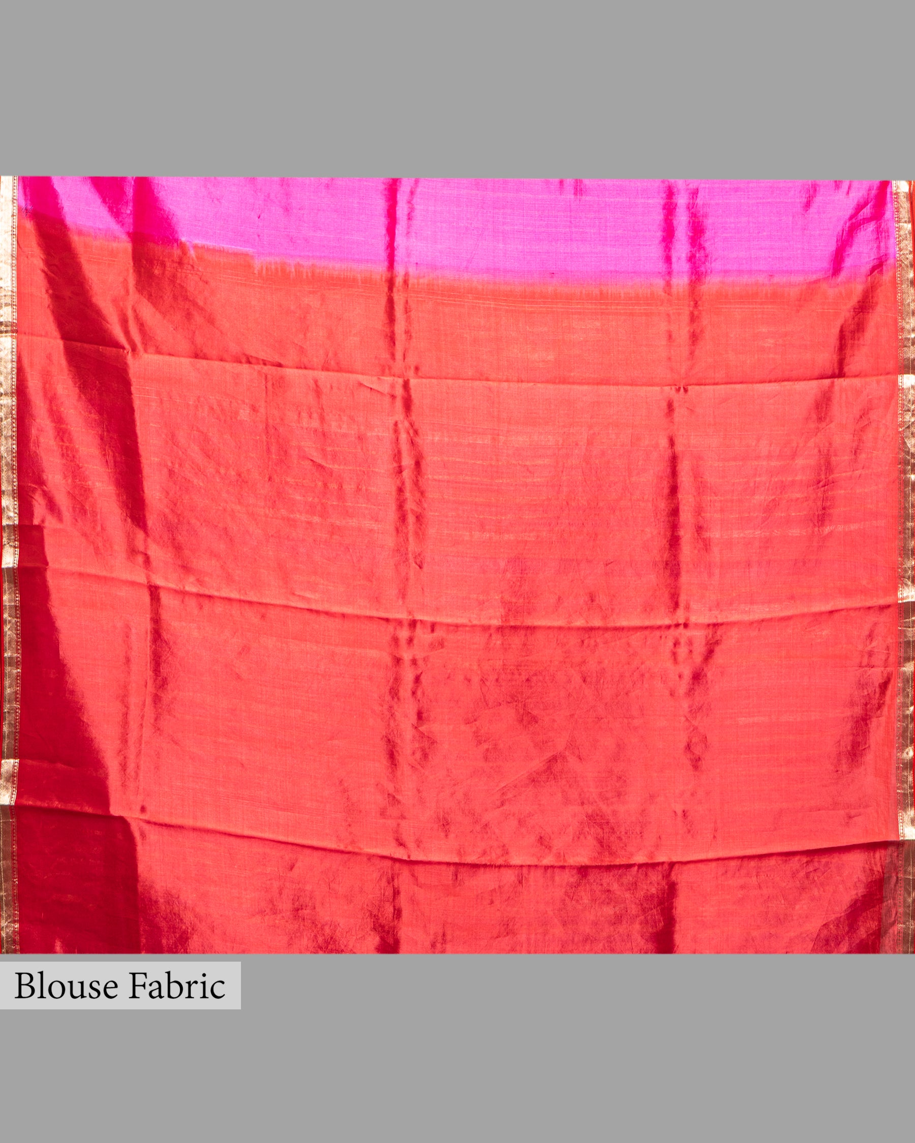 PINK GOLD SILVER ZARI WOVEN CHINIYA SILK SAREE