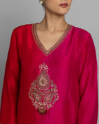 RANI PINK & CRIMSON OMBRE SET