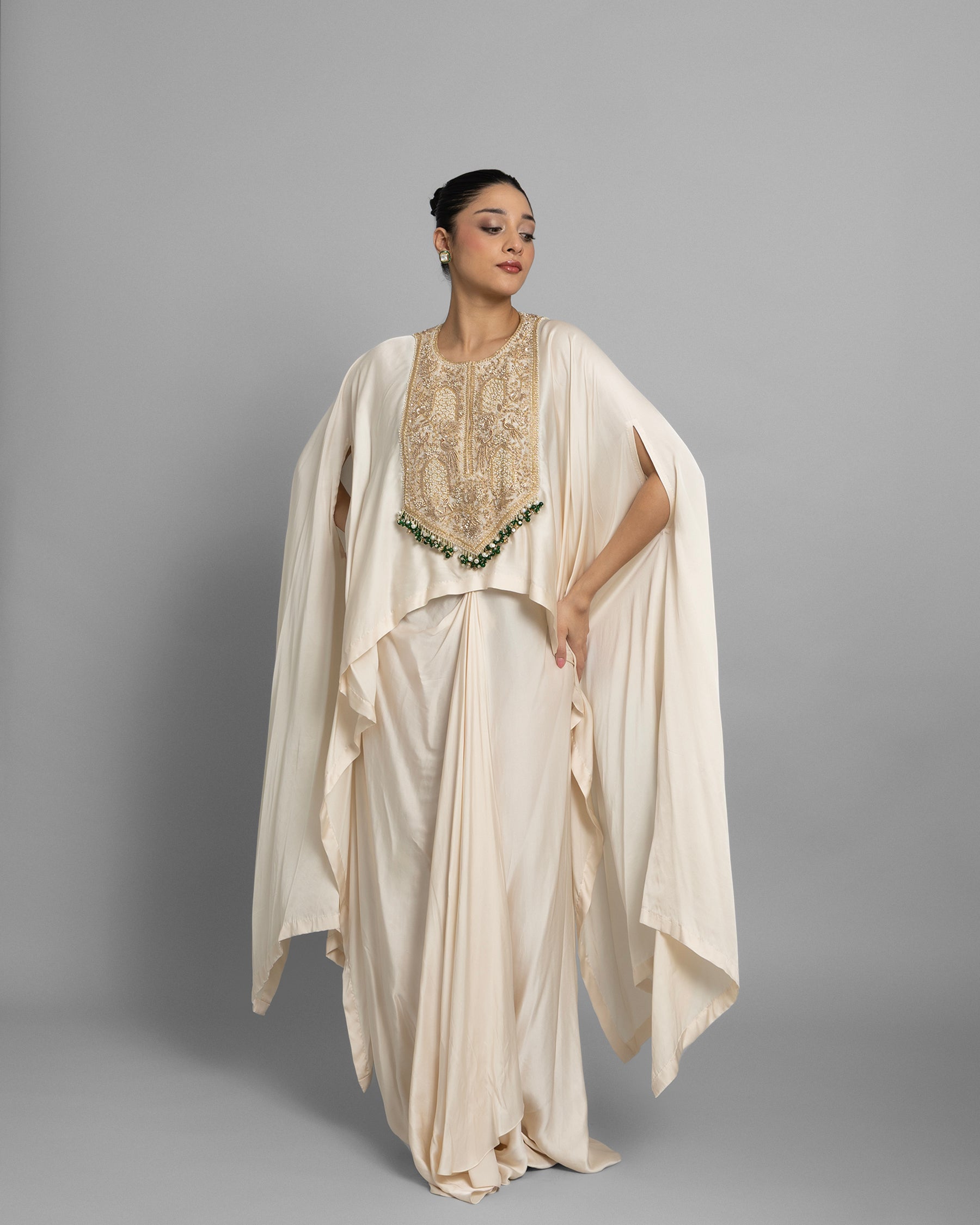 ZARDOZI HIGH-LOW KAFTAN SET
