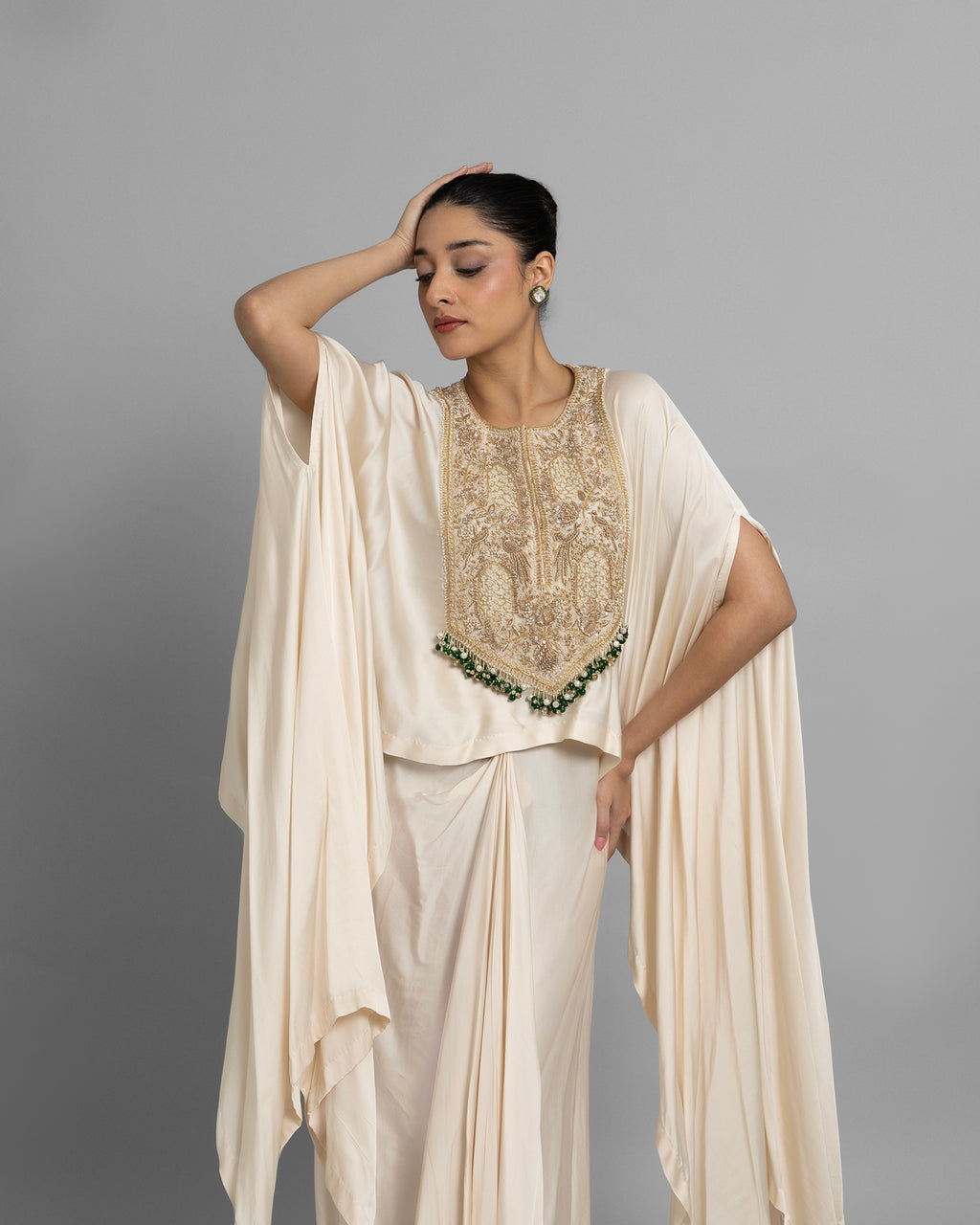 ZARDOZI HIGH-LOW KAFTAN SET