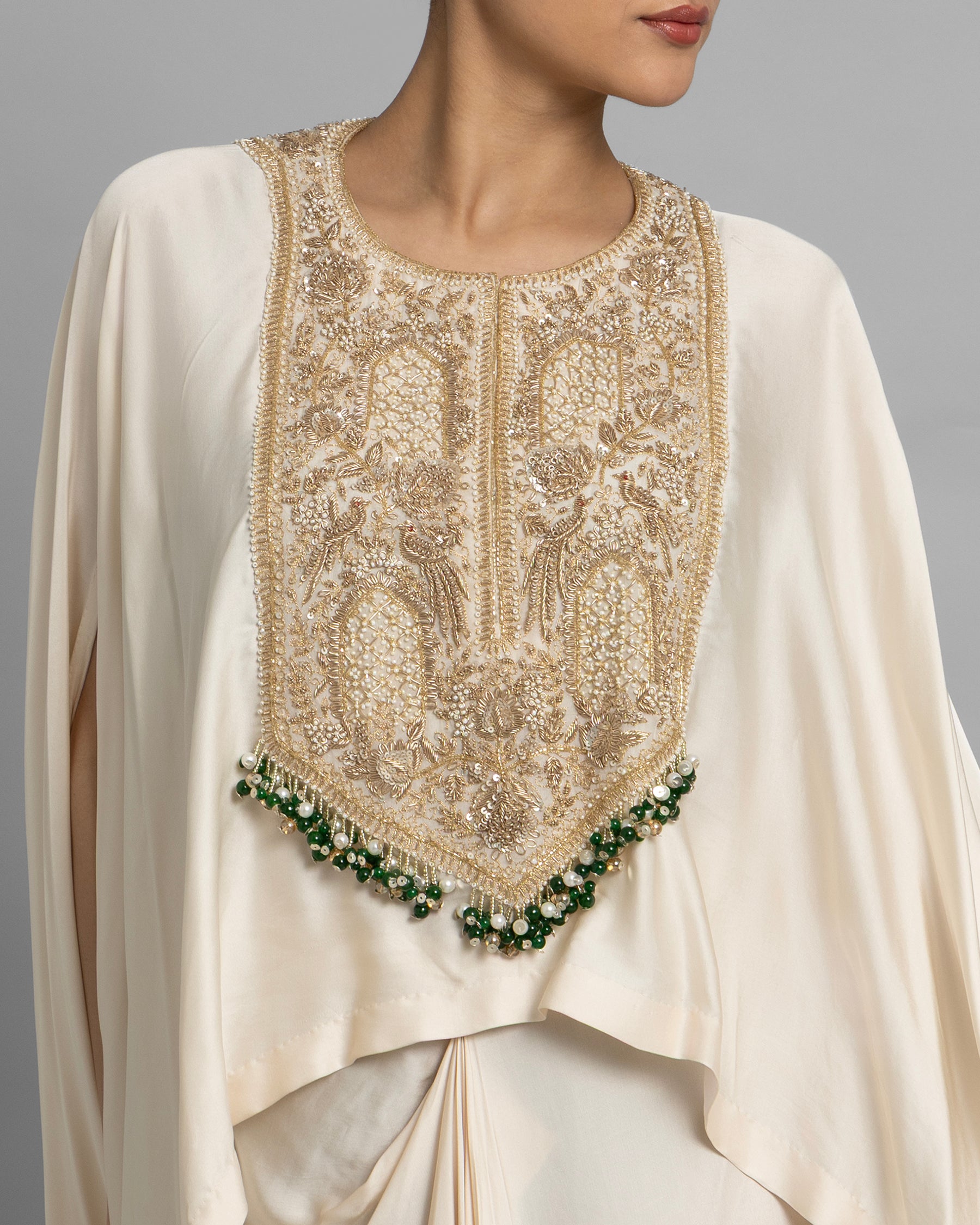 ZARDOZI HIGH-LOW KAFTAN SET