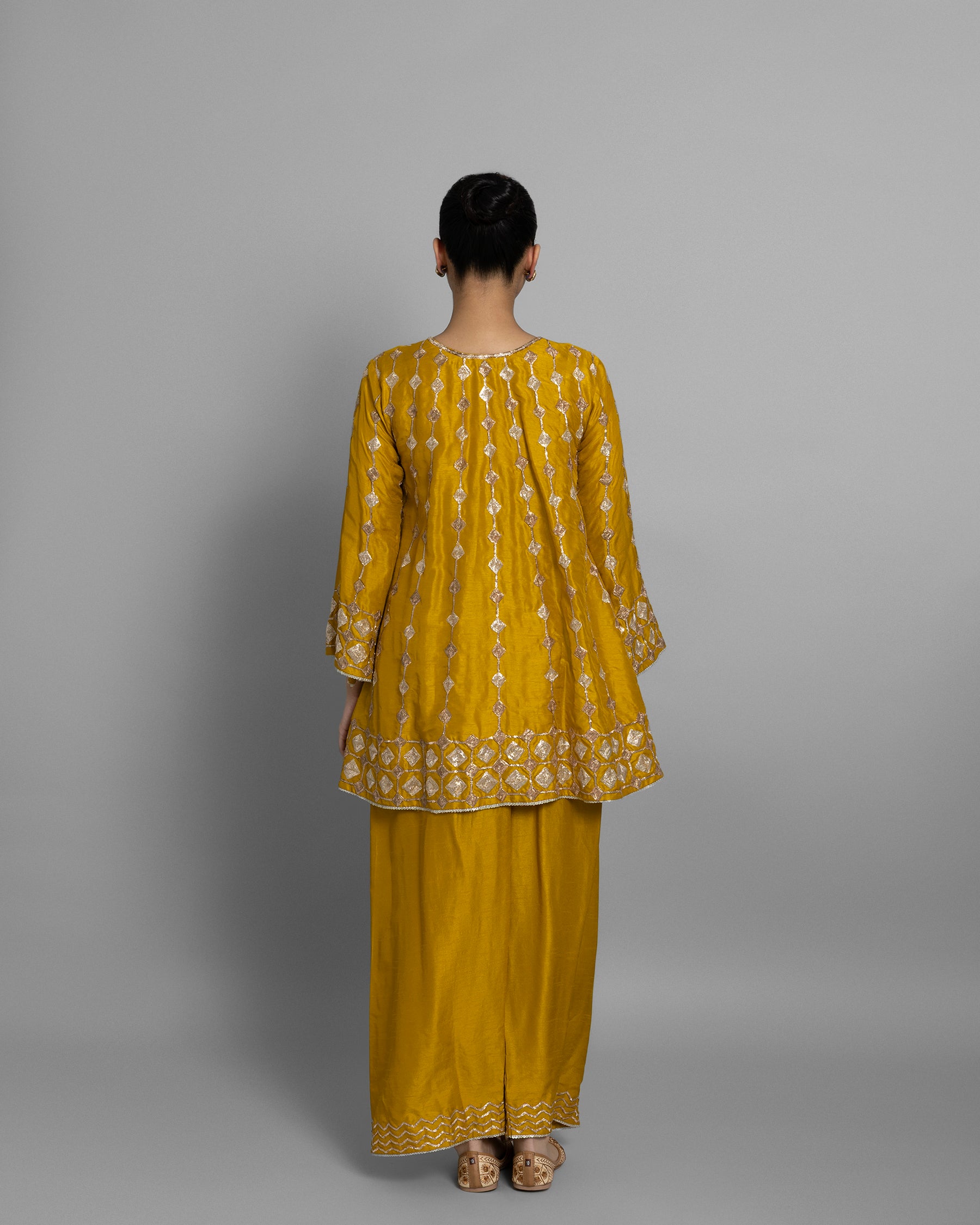 CANARY YELLOW PITTA WORK SUIT SET