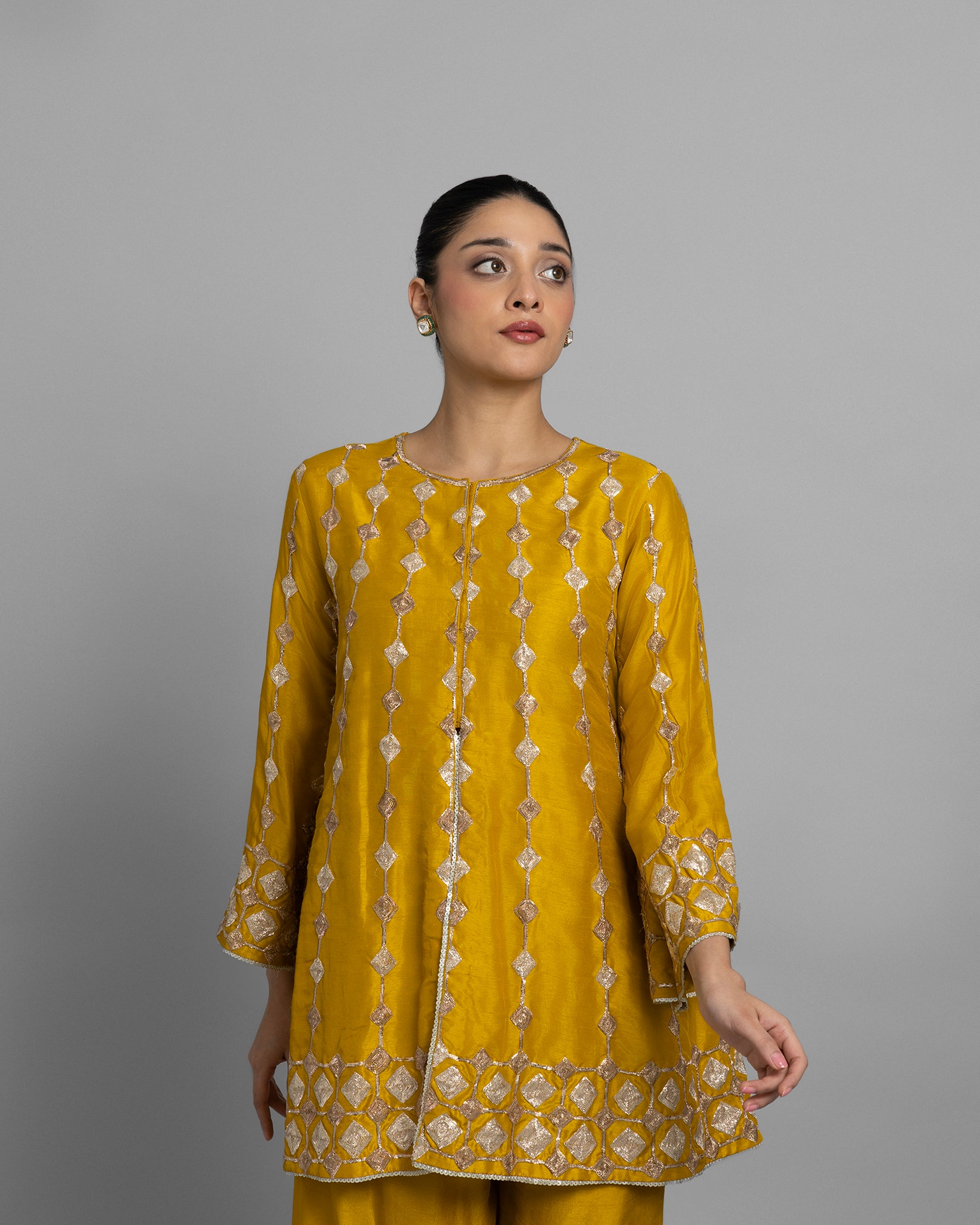 CANARY YELLOW PITTA WORK SUIT SET