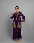 ROYAL PURPLE PITTA WORK SUIT SET