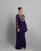 JAMUNI ORGANZA CAPE & COWL SET