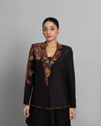MIDNIGHT EBONY ART BLAZER SET