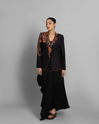MIDNIGHT EBONY ART BLAZER SET