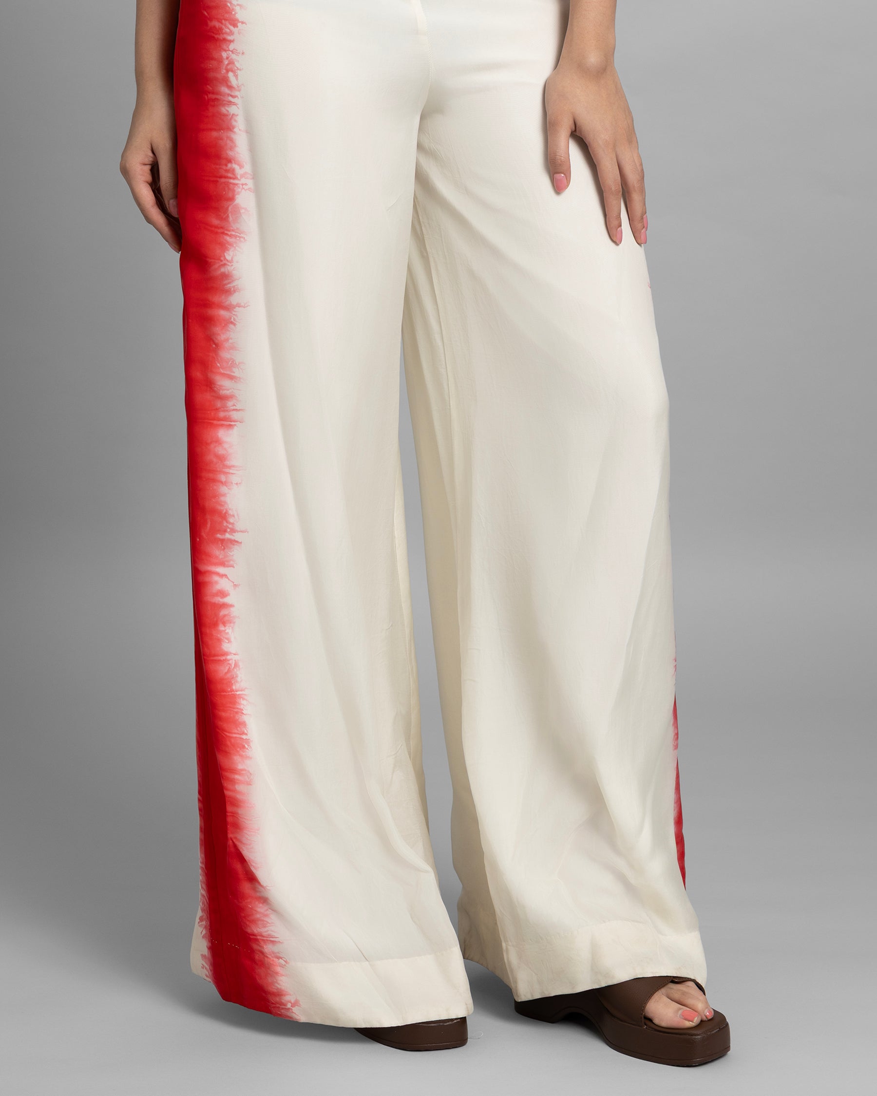 SCARLET BANDHANI VEST & PANTS SET