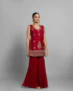 ANTIQUE MARODI WORK CAPE SET