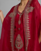 ANTIQUE MARODI WORK CAPE SET