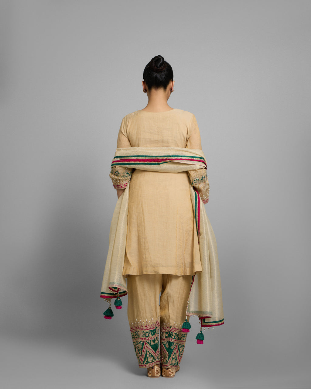 MARODI WORK KURTA & FARSI SALWAR