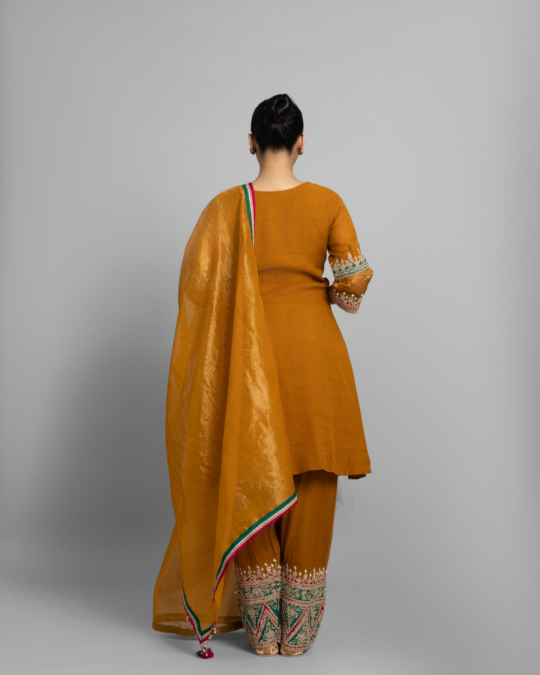 MARODI WORK KURTA & FARSI SALWAR