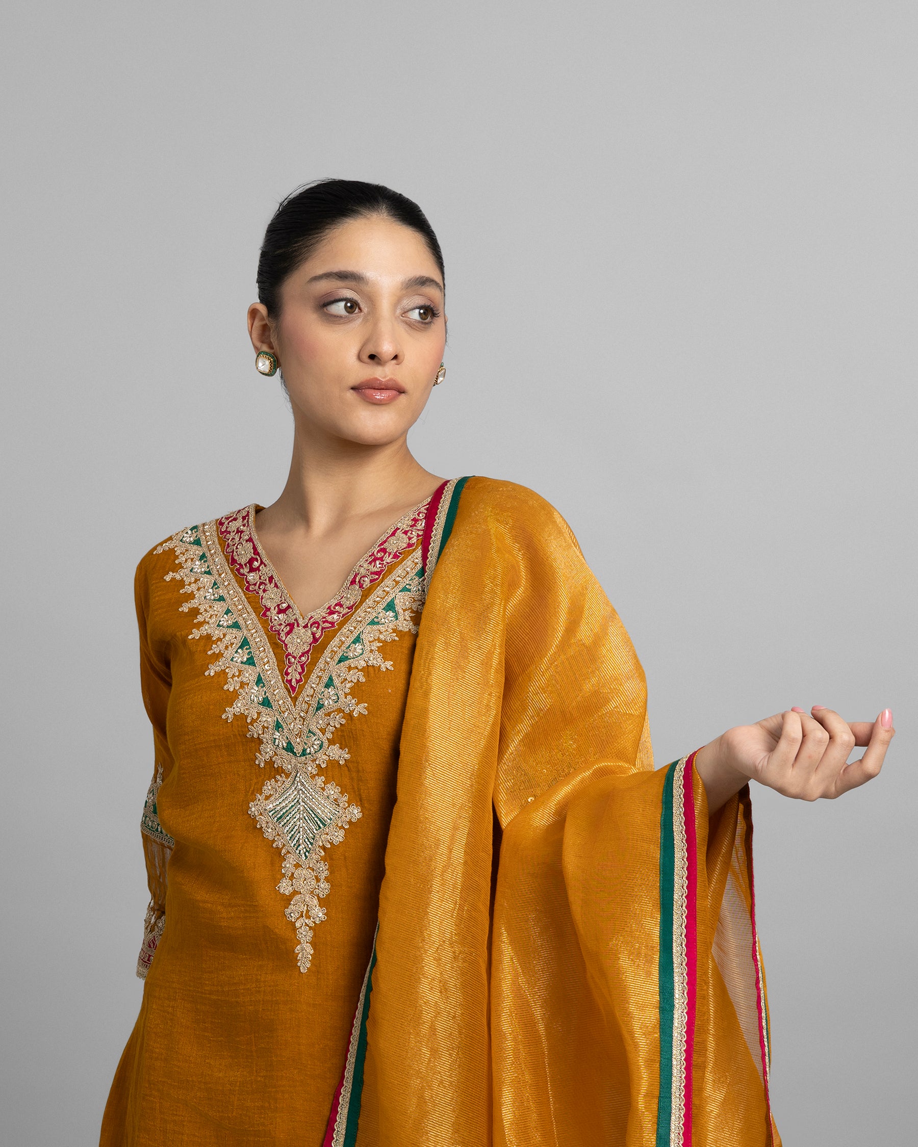 MARODI WORK KURTA & FARSI SALWAR