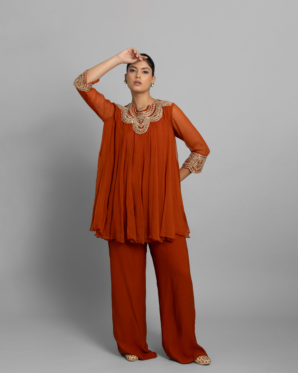 RUST FLOWY FUSION ENSEMBLE