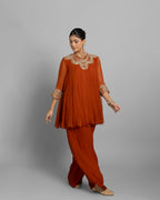 RUST FLOWY FUSION ENSEMBLE