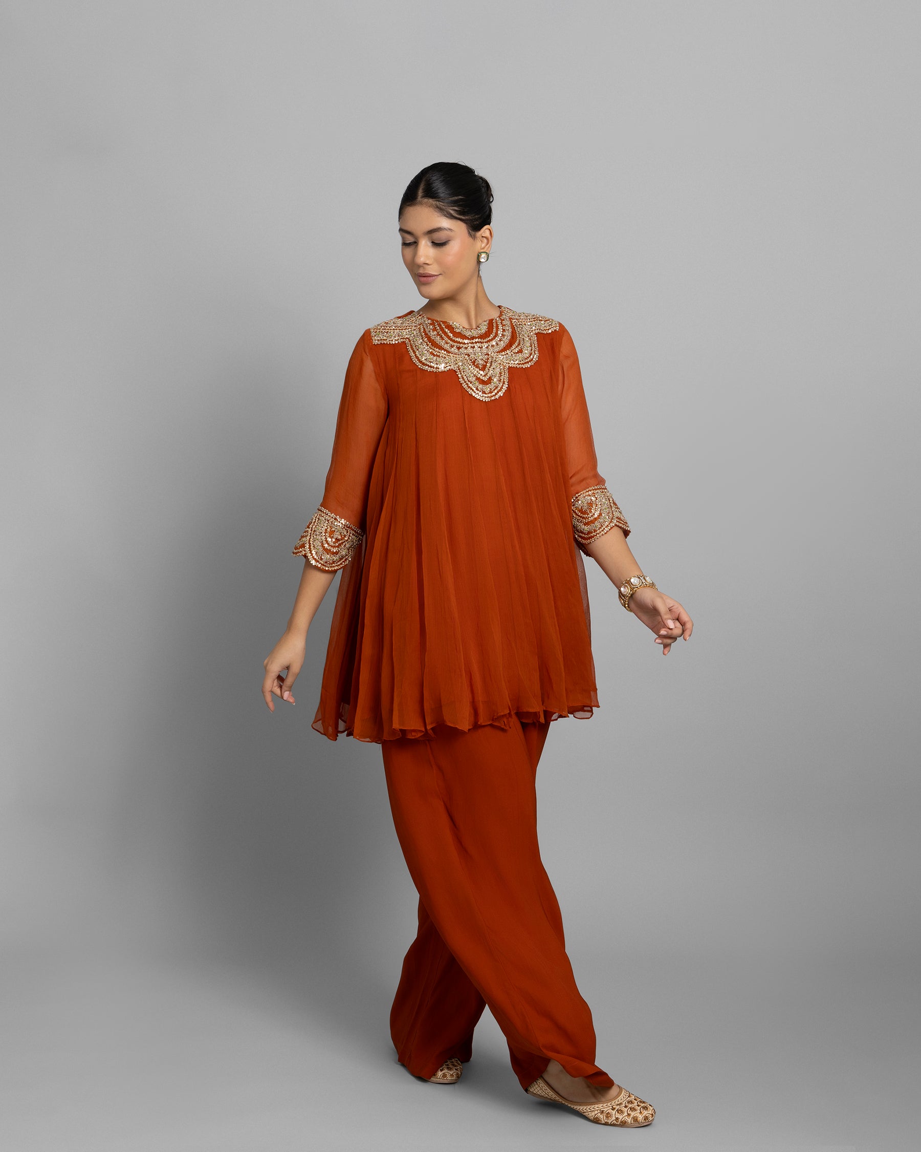 RUST FLOWY FUSION ENSEMBLE