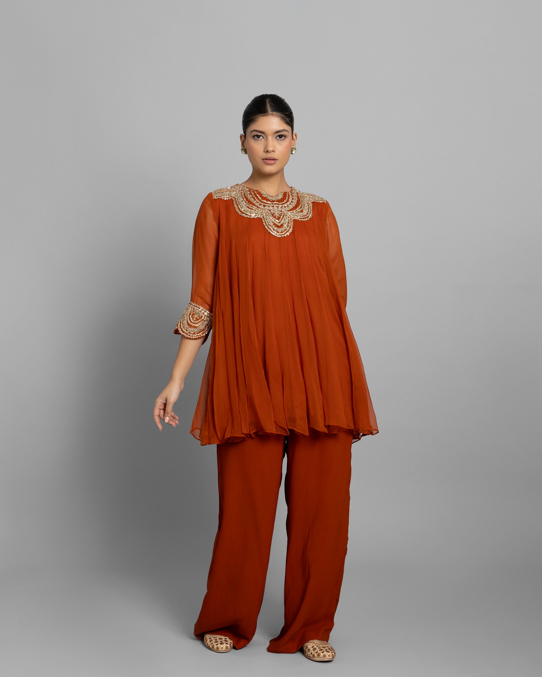 RUST FLOWY FUSION ENSEMBLE