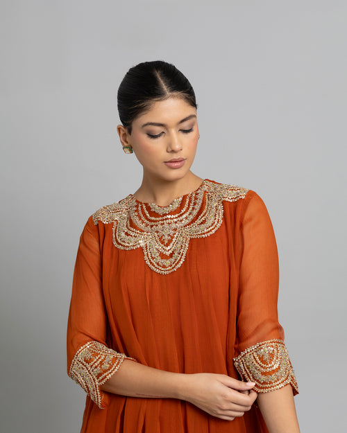 RUST FLOWY FUSION ENSEMBLE