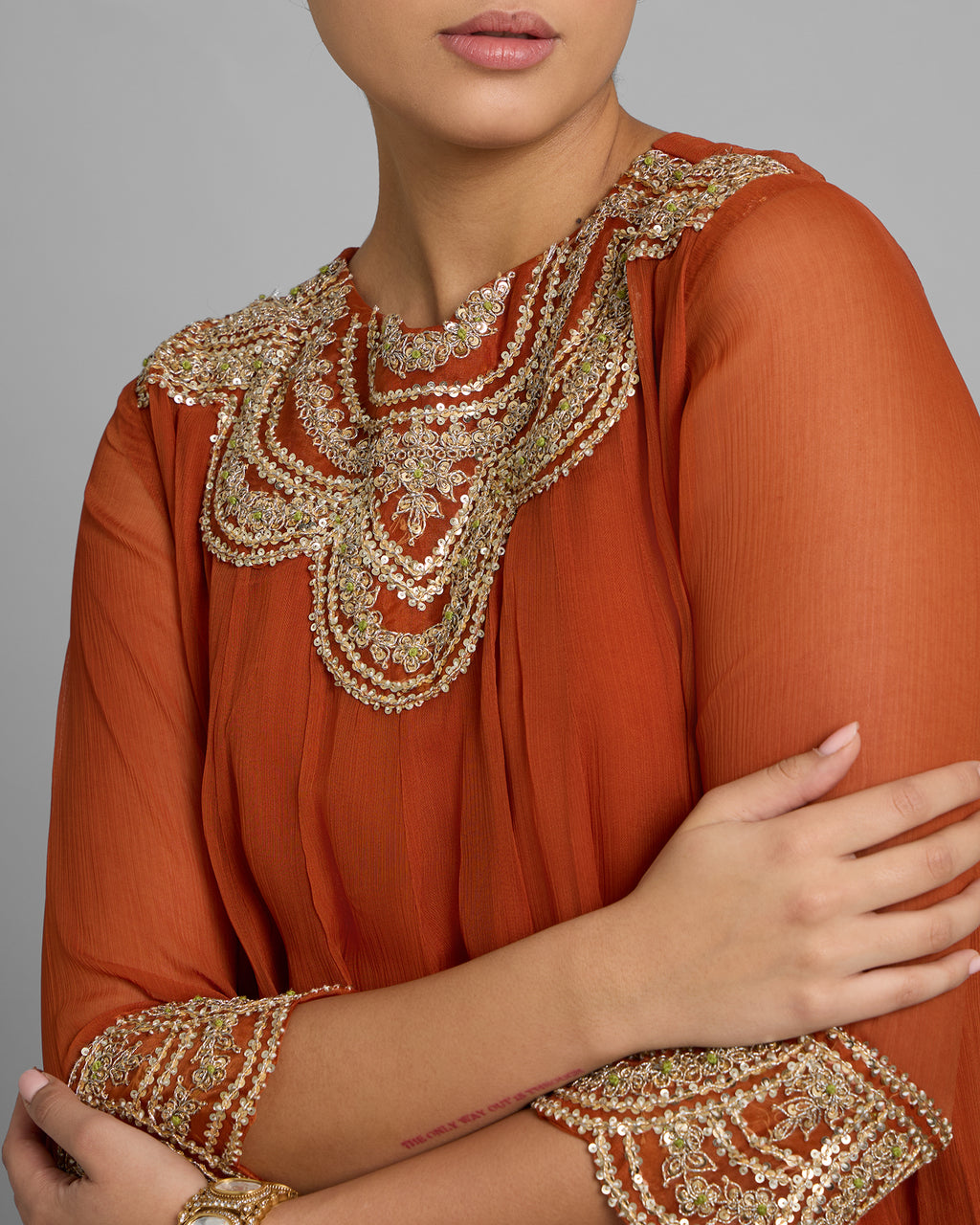 RUST FLOWY FUSION ENSEMBLE