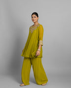 MEHENDI GREEN FLOWY FUSION ENSEMBLE
