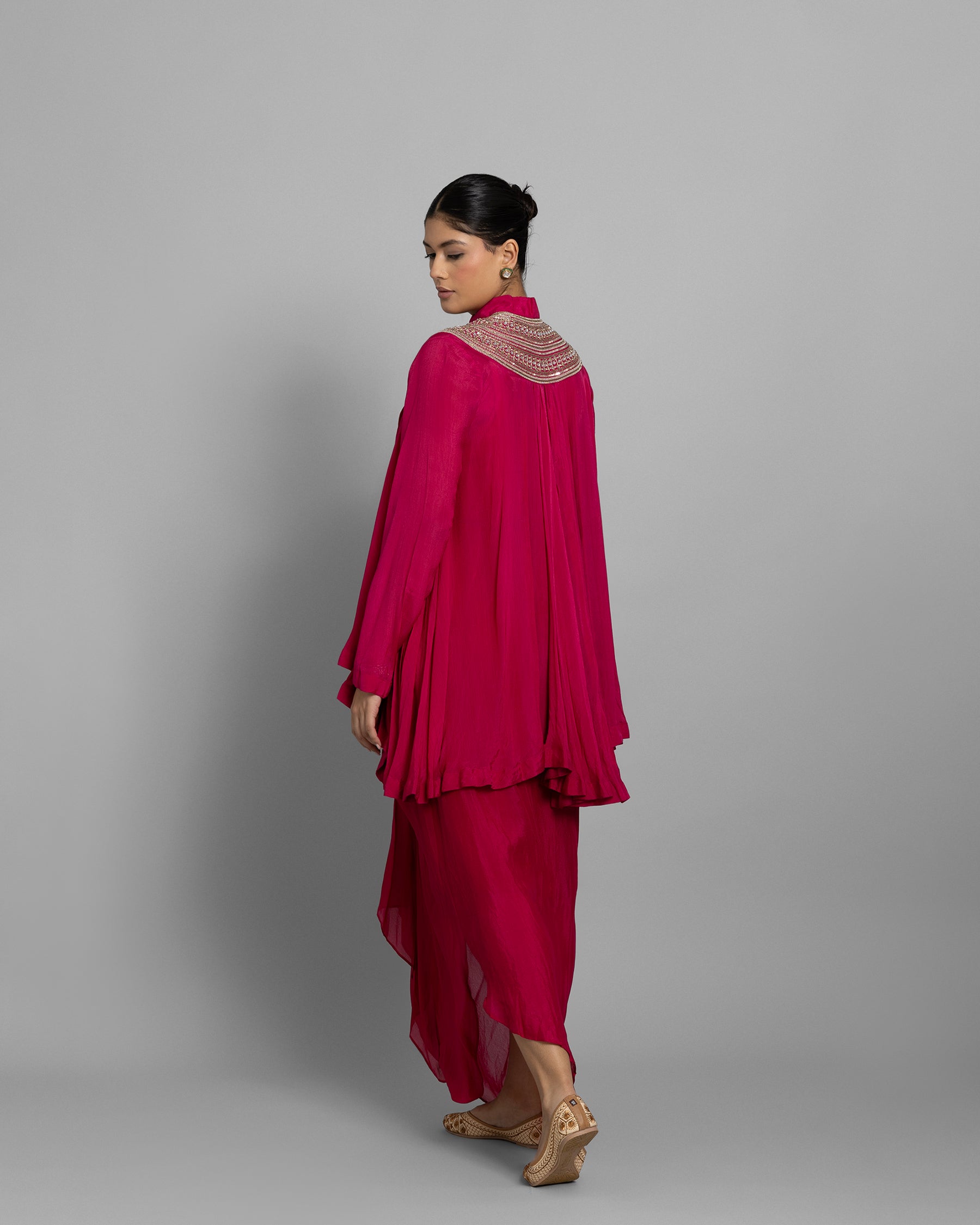 RANI PINK FLOWY FUSION ENSEMBLE