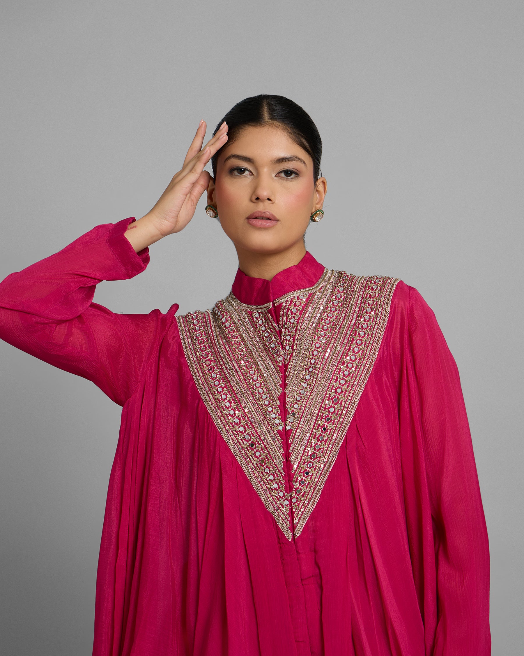 RANI PINK FLOWY FUSION ENSEMBLE