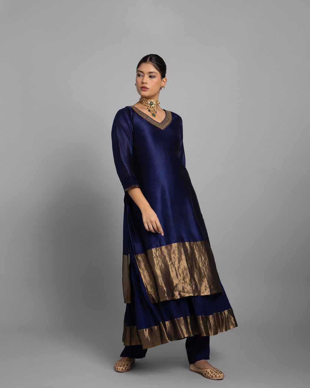 NAVY BLUE LAACHA SET