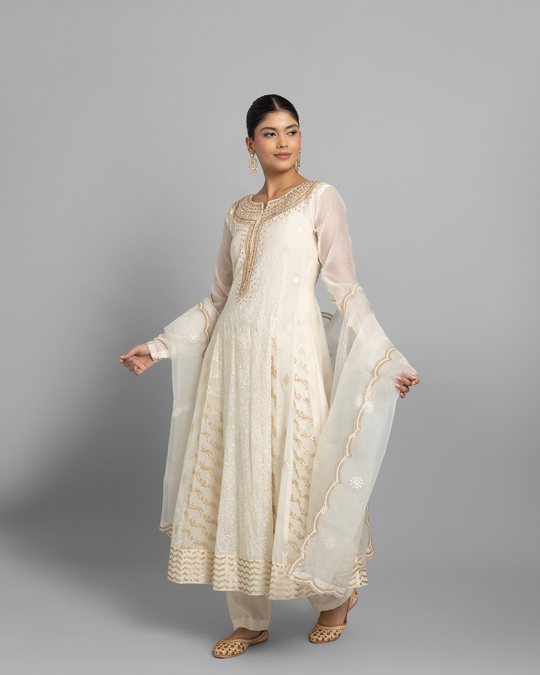 IVORY LUCKNOWI ANARKALI ENSEMBLE