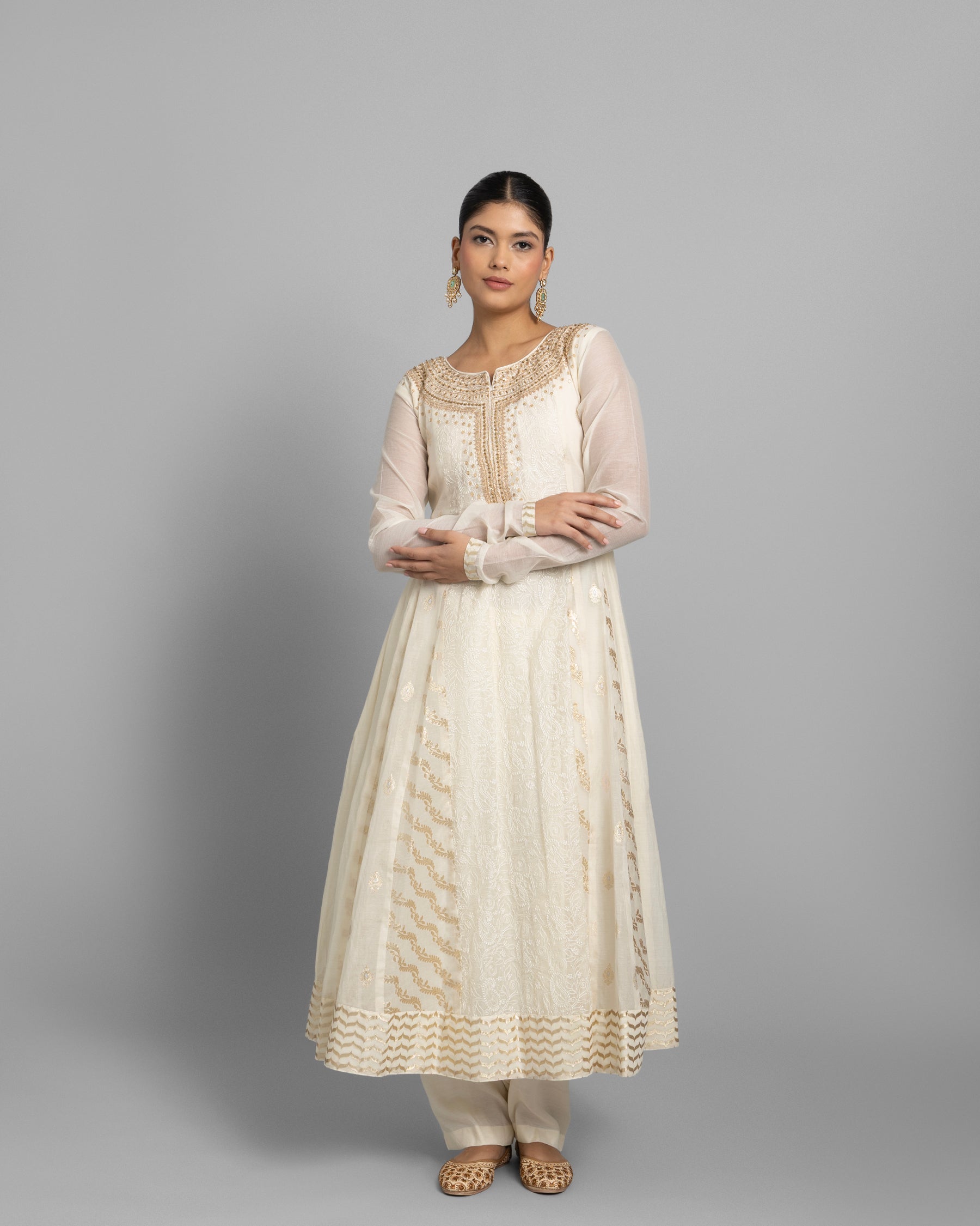 IVORY LUCKNOWI ANARKALI ENSEMBLE