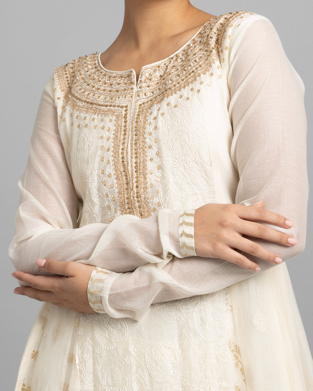IVORY LUCKNOWI ANARKALI ENSEMBLE